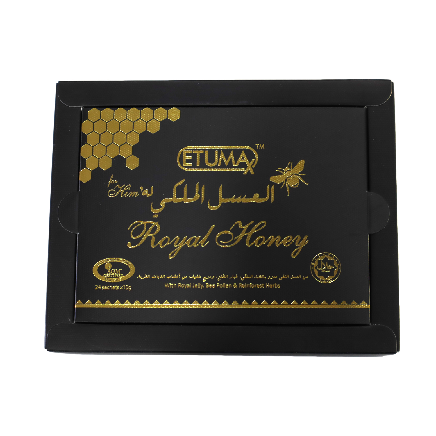 Etumax 24 sachets - For Him - Khan Alasal | Natural Honey | Royal Honey | Royal  jelly | Candy power